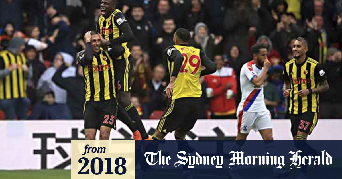 Video Watford joins ladder leaders after beating Crystal Palace